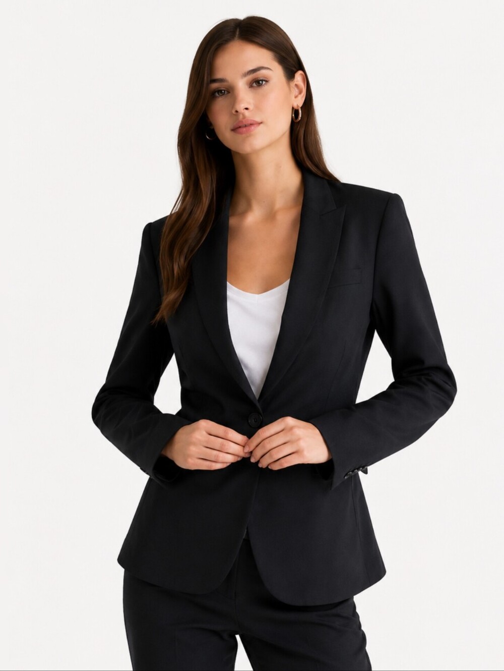 Express Black Single Breasted Blazer